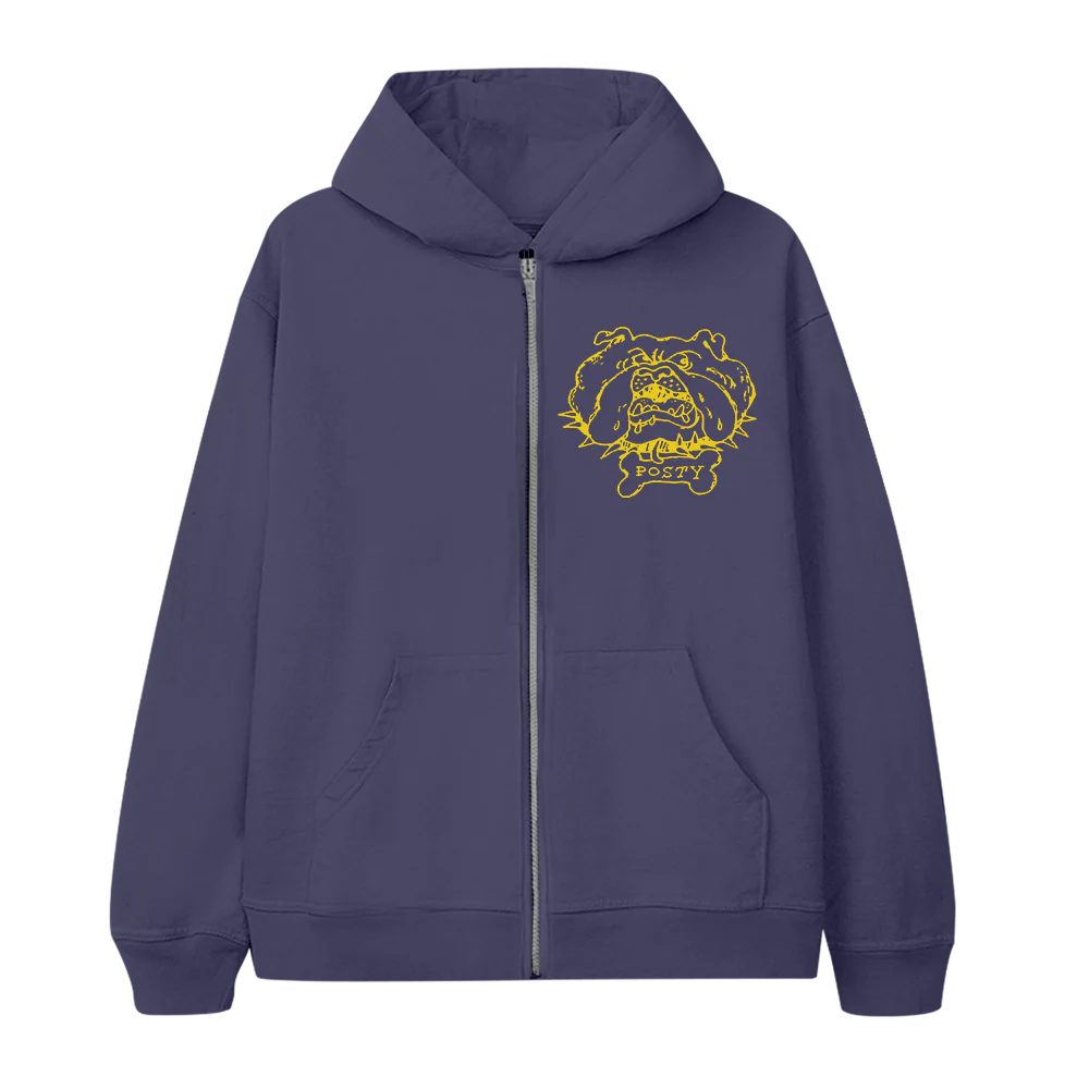 Posty Bulldog Zip Hoodie