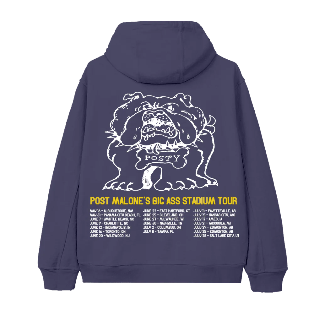 Posty Bulldog Zip Hoodie - Image 2
